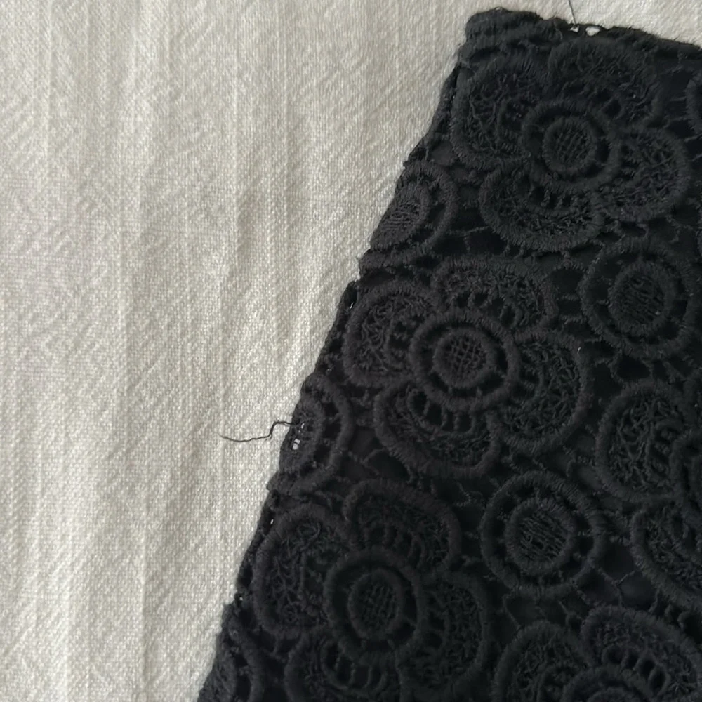 Lace Scalloped Hem Shorts - Picture 7 of 7